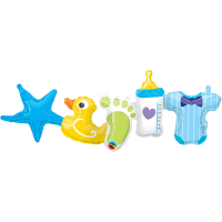 Balloon Garland Baby Boy
